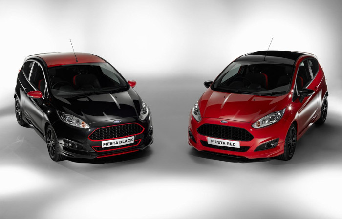 2015 FORD Fiesta 1.0 EcoBoost Red and Black Edition
